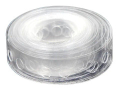 5-meters transparent ballongkedja, ballonggummikedja, 4-delad