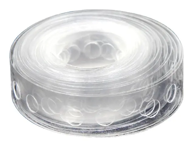 5-meters transparent ballongkedja, ballonggummikedja, 4-delad
