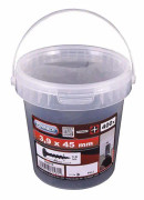 Skruv - skruvlock - eftersläpande skruv - bult Connex - B30078 - Snabbskruv 3,9 x 45 fosfaterad 400 g