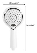 LED Duschhuvud, LED Handdusch, 3 Färger Temperatur