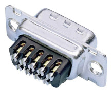 Amphenol 77D E09S ST D-Sub honkontakt 180 ° Antal poler: 9 Skruv 1 st