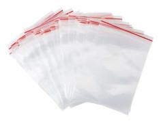 Carehabi Food Bag - Zip-påsar - 100ST - Återförslutningsbar zip-plastpåse - Transparent påse - (10 x 15)