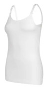 Dam Camisoles Toppar med inbyggd vadderad BH Basic andas linne