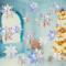 Julgranshängande snöflingor dekorationer 15-pack 3D iriserande papper snöflingor regnbåge snöflingor girlang för juldekorationer