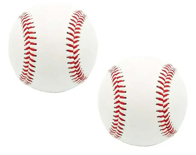 9 tum Baseball Tävling i äkta läder Baseball Äkta läder Träning Ball Pitching Batting Training