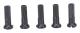 72st Cykelhjul Ekernipplar 14mm Cykelekrar Nipplar För Bic Black SQBB