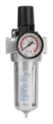 Lufttrycksregulator, Bsp 1/2 " Luftkompressor Fuktfälla Vattenavskiljare Filter Regulator Med Montering (FMY)