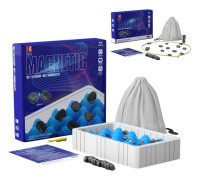 NYTT ferromagnetiskt magnetiskt schackspel Plast Interactive Magnet Brädspel UK Julklapp till barn