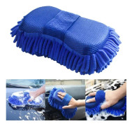 Mikrofiber Chenille Biltvätt Svamp Bilvård Tvättborste Pad Rengöringsverktyg