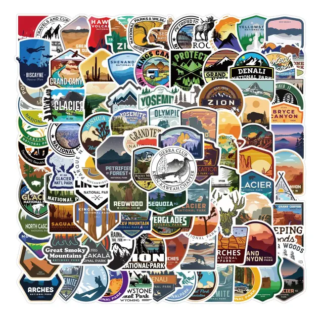 Laptop Stickers Paket 100st Coola Stickers Variation Vinyl Bil, ZQKLA