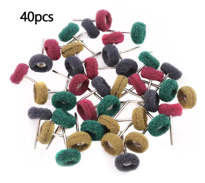 40-delad borrpoleringssats, Dremel-tillbehör 26 mm slipmedelspolering