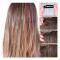 Clip in Hair Tinsel Extensions Kit för Halloween Cosplay Party Coffee Cherry