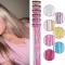 Clip in Hair Tinsel Extensions Kit för Halloween Cosplay Party Coffee Cherry