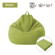 Lazy BeanBag Sofföverdrag utan Fyllning Lounger Sittpuff Sittsäck Asiento Soffa Tatami Stolsöverdrag