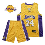 NBA Lakers Kobe Bryant nr 24 specialbaskettröja gul XS