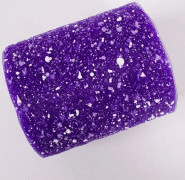 Flower Packing Gauze Snow Dot Dry Yarn Gift Packing Gauze(Deep Purple)