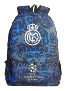 SQBB Graffiti Real Madrid Uefa Champions League Axelväska Fläktryggsäck Student Skolväska Förvaringsväska H X null ingen