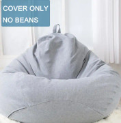 Sittsäck Stol Sofföverdrag Stolar Divan Överdrag Avtagbart Tvättbart Lazy Soffa Sittsäck för Inomhus Inget Fyllmedel Sittsäcksöverdrag för Vuxna och Barn
