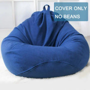Sittsäck Stol Sofföverdrag Stolar Divan Överdrag Avtagbart Tvättbart Lazy Soffa Sittsäck för Inomhus Inget Fyllmedel Sittsäcksöverdrag för Vuxna och Barn
