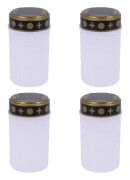 White Grave Candle kompatibel med Cemetery Grave Solar Lights 1 Styck