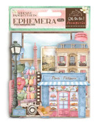 Die Cuts Stamperia Ephemera - Oh lá lá - Paris Patisserie