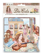 Die Cuts Stamperia Chipboard - Oh lá lá
