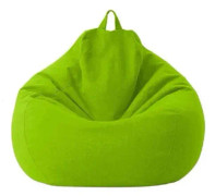 Stor Liten Lazy Sofföverdrag Stolar utan Fyllning Linne Tyg Lounger Sittpuff Sittsäck Puff Soffa Tatami Vardagsrum Sittsäckar
