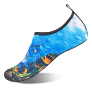 AVEKI Vattensportskor Barfota Snabbtorkande Aqua Yoga Strumpor Slip-on för män Dam, Deepsea, Storlek: 35 -
