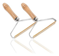 Bärbar luddborttagare, återanvändbar träluddborttagare, klädluddsrakapparat, för att ta bort djurhår, hårbollar Tröja vävd kappa (2-pack), Lilaris