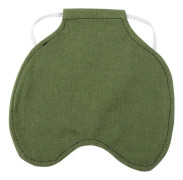 Fjäder Skyddsfästare Bakvingeskydd Högkvalitativt Tyg Höna Kyckling Sadel Förkläde Dubbel Jacka Khaki