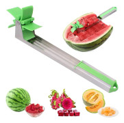 Vattenmelon skärare, vattenmelon skärverktyg, vattenmelon rullskärare