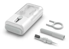 6 i 1 Rengöringsborste Kit, Multifunktionell Tangentbordsrengöring Mjuk Borste Verktygssats Hörn Spalt Dammvippa för Dator Tangentbord