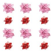 Hålsimulerade julblommor dekor konstgjorda blommor