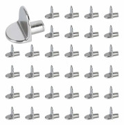 80 st hyllklammer 5 mm hyllklammer hyllstöd pin hyllpinnar hyllstöd skåp kontor hyllor DIY rostfritt stål