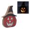 HURRISE Träpumpalykta Träjack O-lykta Dekorativa Halloween-hängande ljus