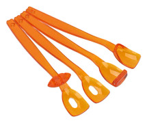 4st Tungmuskeltränare Portable Oral Lips Muscle Exerciser Recovery Tool för dysartri (orange)