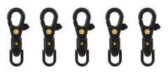 5PCS/Pack Klätterkarbinhakar Klipp Mini SF Snap Klippkrok EDC Taktisk Överlevnadsutrustning