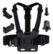 Sele för GoPro, 5-i-1 för GoPro-tillbehörssats, kompatibel med GoPro Hero och actionkameror(36*34cm)