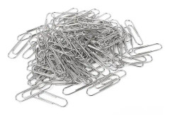 Gem, 300-pack 28 mm, för kontor, skola och daglig användning, används för dagliga gör-det-själv, silver gem