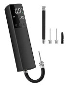 Galaxy Bärbar Luftpump - Snabb Uppblåsning, Exakt Tryckmätare & Digital LCD-Skärm