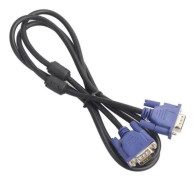VGA-kabel, 1,5 m Svart