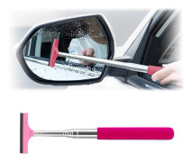 Bakspegel-Vipe för Bil, Infällbar Automatisk Glas-Squeegee, Bärbar Rengöringsverktyg för Alla Fordon, Universal Biltillbehör