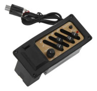 SALUTUYA Akustisk gitarr förförstärkare SALUTUYA piezomikrofon Elektrisk mikrofon för akustisk gitarr SALUTUYA elektroniska ljudeffekter