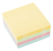Klibbigt anteckningsblock - Kompakt klibbigt anteckningsblock - 76x76mm 400 ark - To