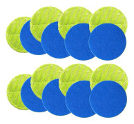 Elektroniska Trådlösa Ersättningsmoppskrubbdyna, 8 Mikrofiber