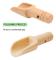 Mini träsked, 12st 7,5 cm liten saltsked, träbadkar