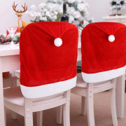 4st Red Hat Matstolsstol Slipcovers, Julstol Ryggöverdrag