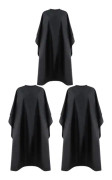 CQBB 3PACK Frisörsalong Cape Professional Barber Cape Closure Hår Lila