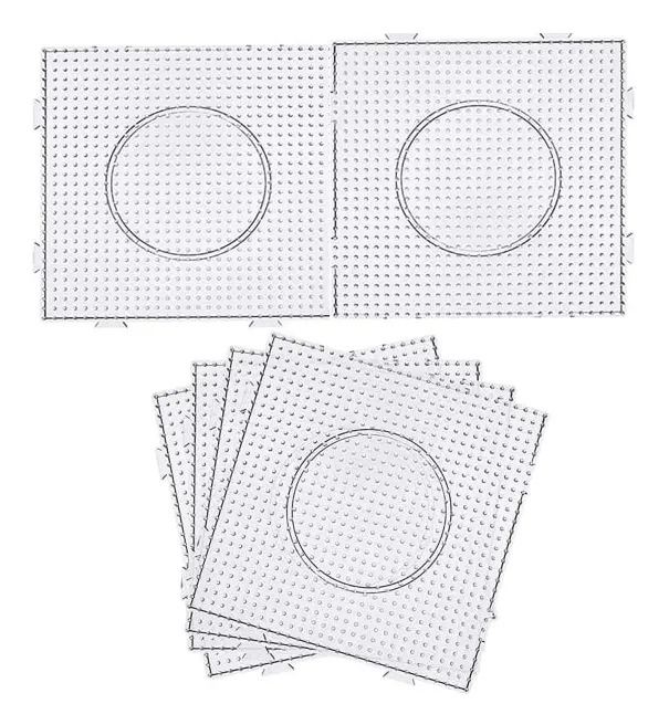 Bead Boards Plast PegBoards Kits Square Clear for Kids
