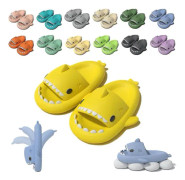 Cute Shark Couple Tofflor - Halkfria Eva Flip Flops för män, kvinnor, barn, utomhus